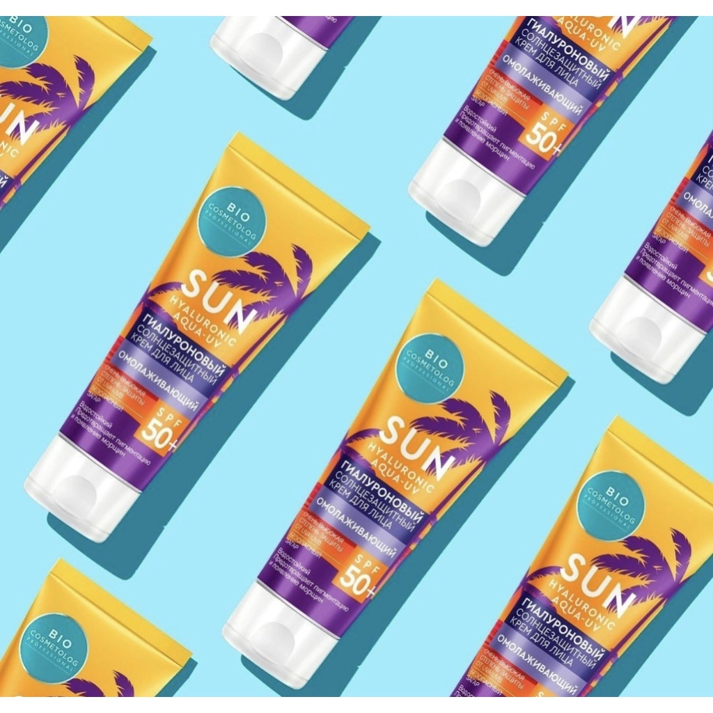 Kem chống nắng Nga xanh , nâng tôn da, không thấm nước, không bết dính, chảy mồ hôi