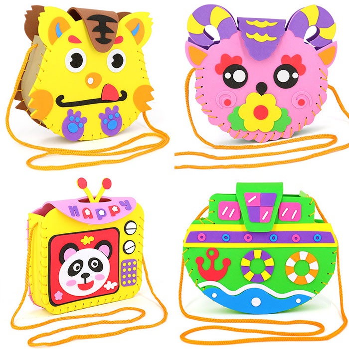 Túi handmade quai đeo hoạt hình sáng tạo ngộ nghĩnh