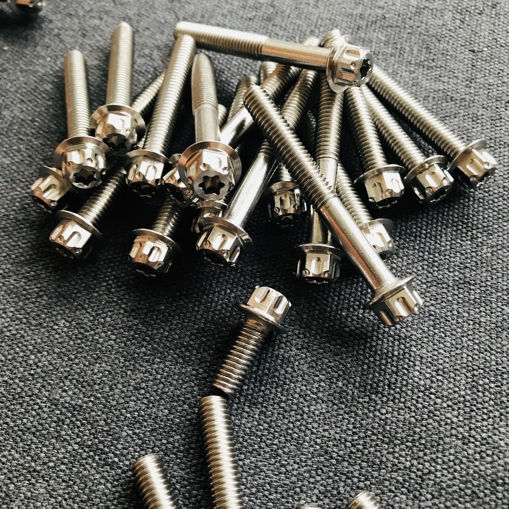 [BYKER ƠI] Bộ ốc xe máy, ốc lốc máy INOX kiểu SALAYA gắn xe EXCITER đời từ 2006 đến 2010