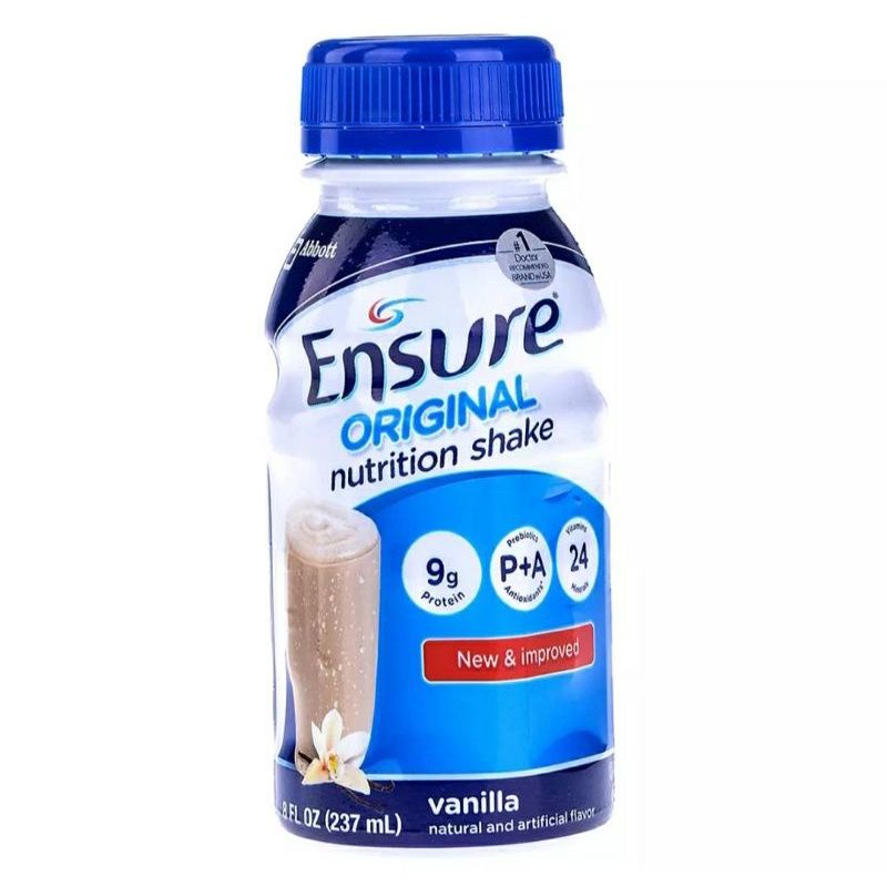 6 chai sữa nước ensure vani 237ml