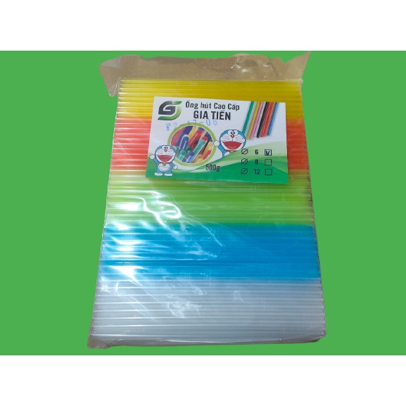 Bịch 500g Ống hút xọc trong cao cấp tiệt trùng, không mùi._ bao bì shop