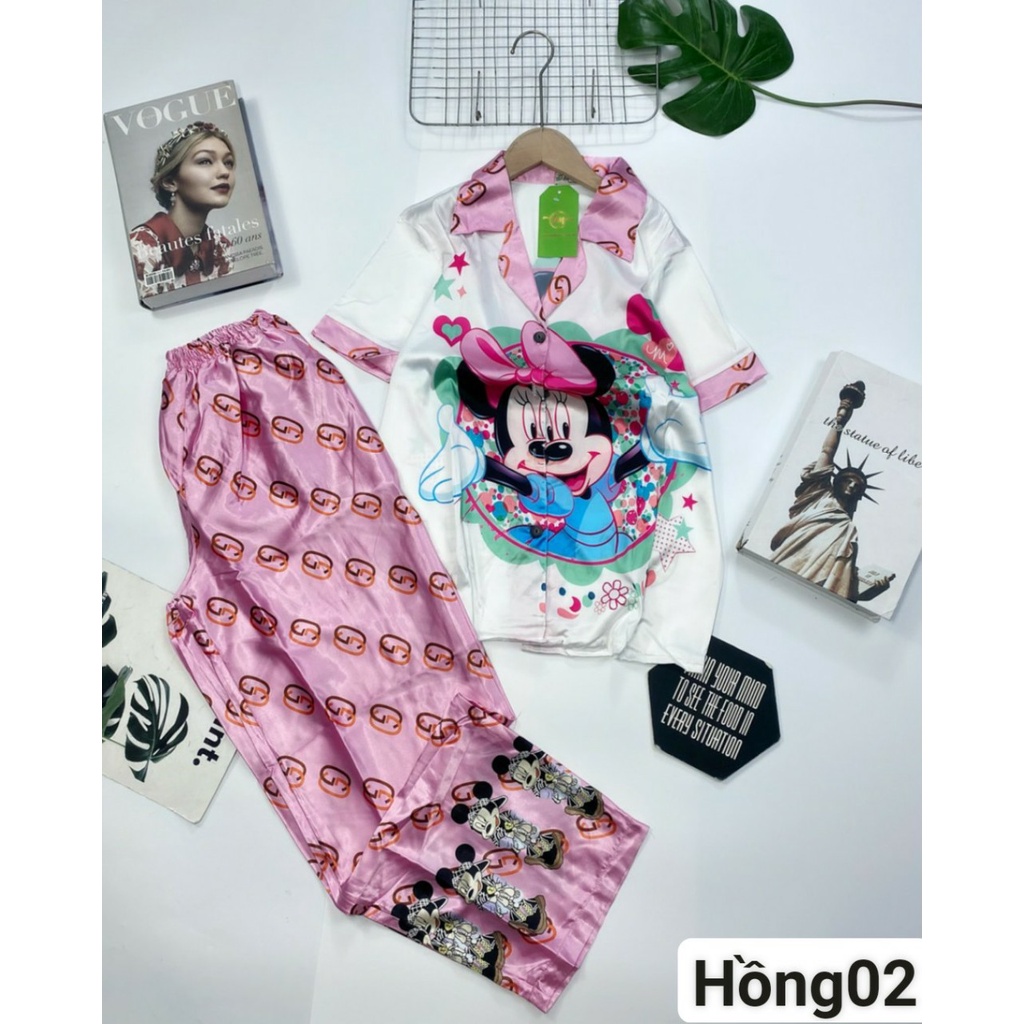 Đồ bộ Dài Vải Satin