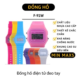 Đồng Hồ Điện Tử Nam Nữ Thể Thao F-91W Chống Nước Cao, Kiểu Dáng Cổ Điển 8156 [MINMAXS]