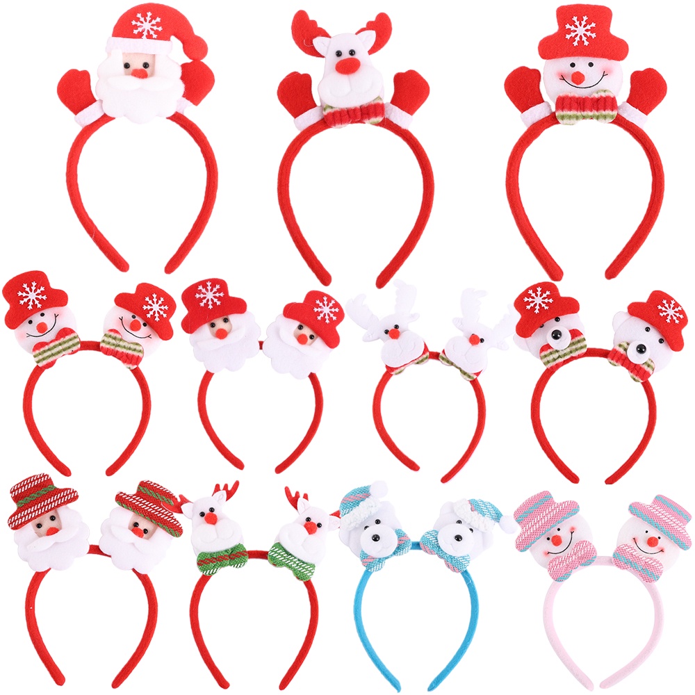 Cài tóc Giáng sinh có đèn LED phát sáng kiểu dáng đa dạng