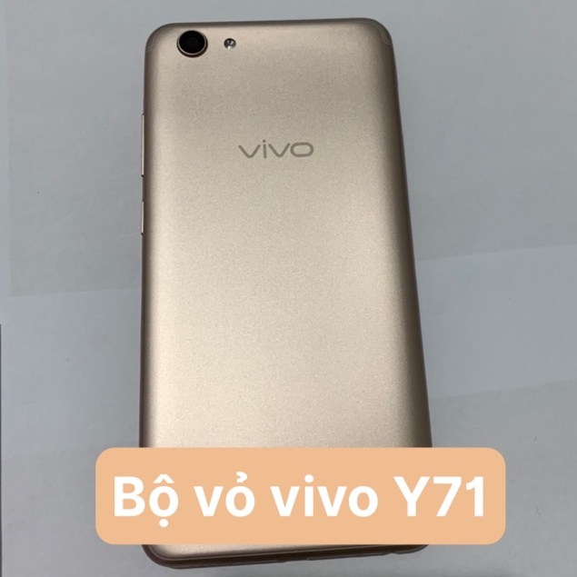 Bộ vỏ điện thoại full zin Vivo Y71 / Vivo 1724 ( dùng chung ) - bộ gồm lưng, sường, phím bấm, kính camera