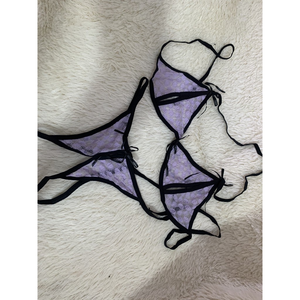 set đồ lót dây ren hai món gợi cảm cho nàng lọt khe | BigBuy360 - bigbuy360.vn