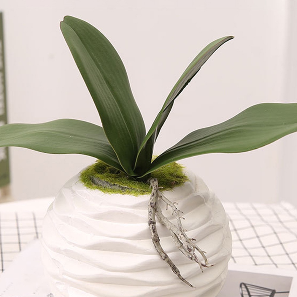 1 Cây Hoa Lan Giả Để Bàn Trang Trí Nhà Cửa / Văn Phòng DIY