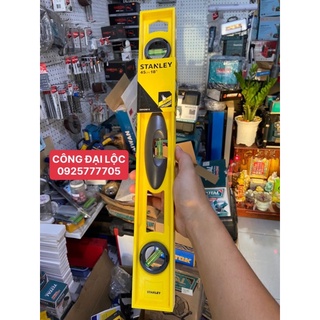 Thước thuỷ 45cm nhựa abs chống vỡ stanley chính hãng