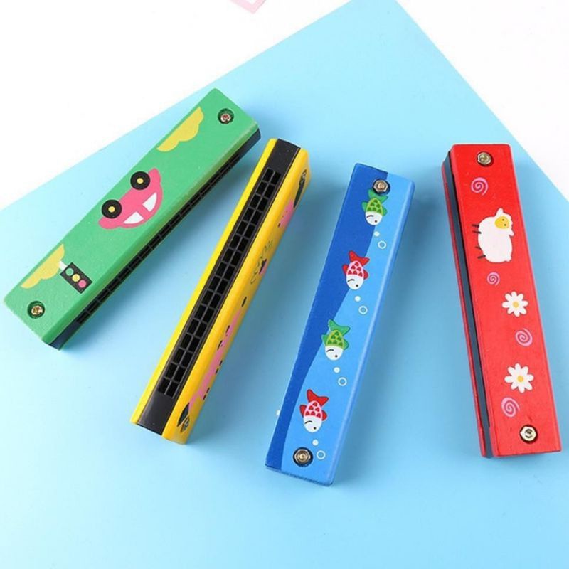 Kèn harmonica đồ chơi cho bé tập thổi luyện hơi