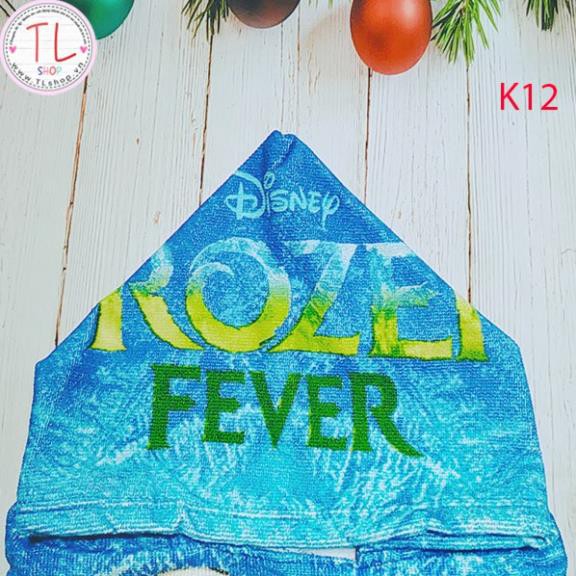 Khăn tắm - Khăn tắm choàng có mũ chị em Elsa - Đồ dùng cho bé - Khăn tắm cho bé