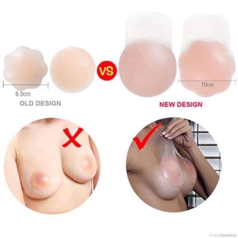 Miếng dán nâng ngực silicon chống tụt hàng chuẩn đẹp