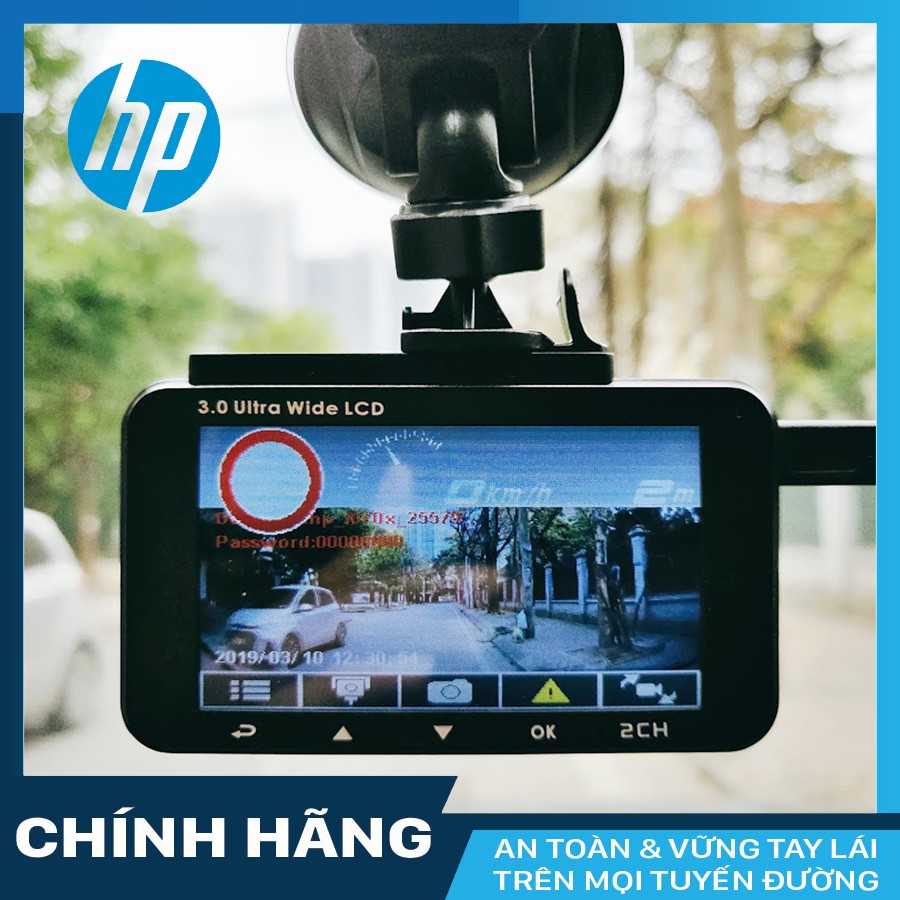 Camera Hành Trình HP F870X + RC3 Wifi GPS + thẻ nhớ 32GB Class 10