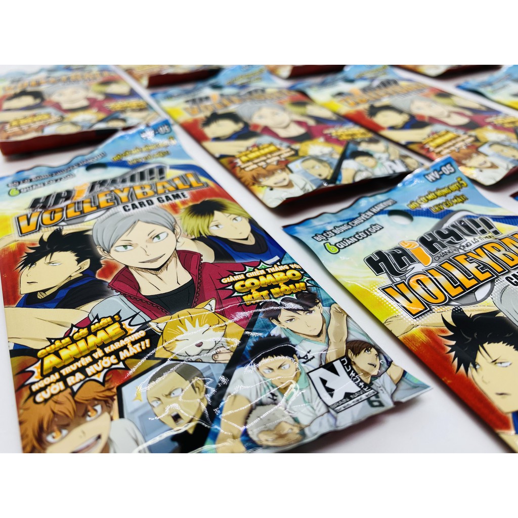 Bộ cờ bóng chuyền Haikyu - Combo - 4 gói HV-05