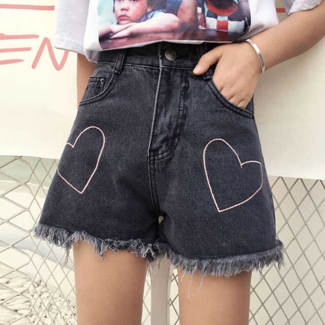 Quần shorts jean Hàn Quốc