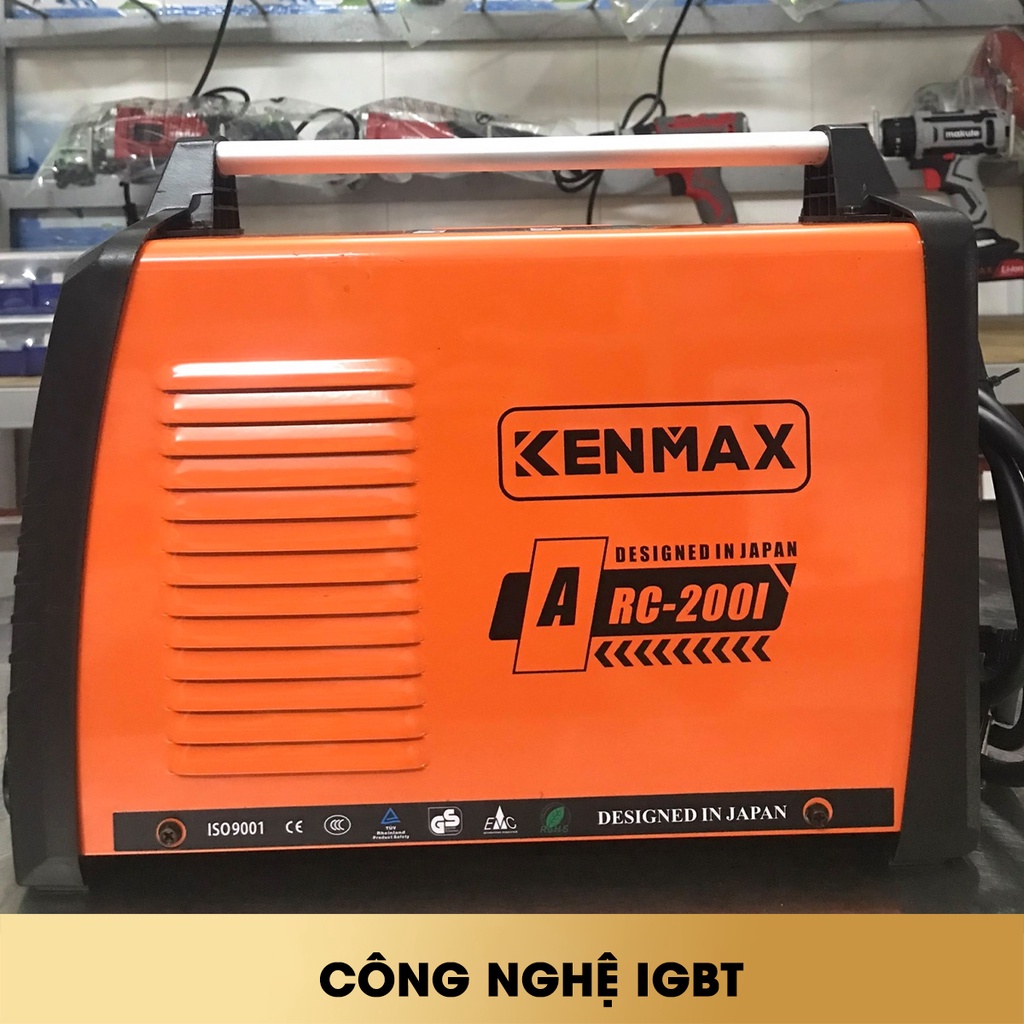 Máy hàn điện tử KENMAX ARC-200I dòng hàn: 20A - 200A hàn sắt và các vật liệu mỏng - MOSACO