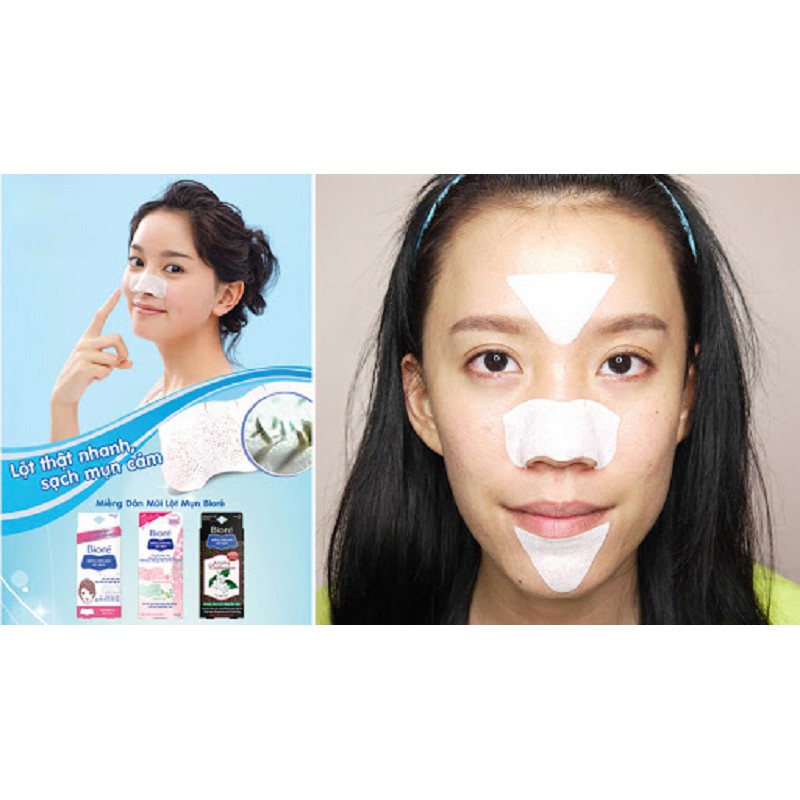 [BIORE] Miếng Dán Mũi Lột Mụn Bioré Không Hương (4 Miếng) Pore Pack