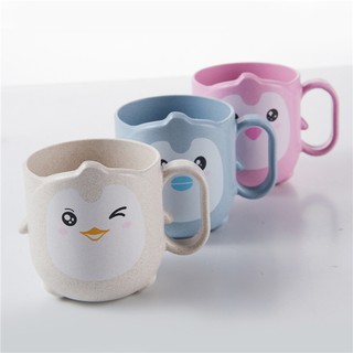 Ly cốc lúa mì hình chim cánh cụt cakeshop hcm