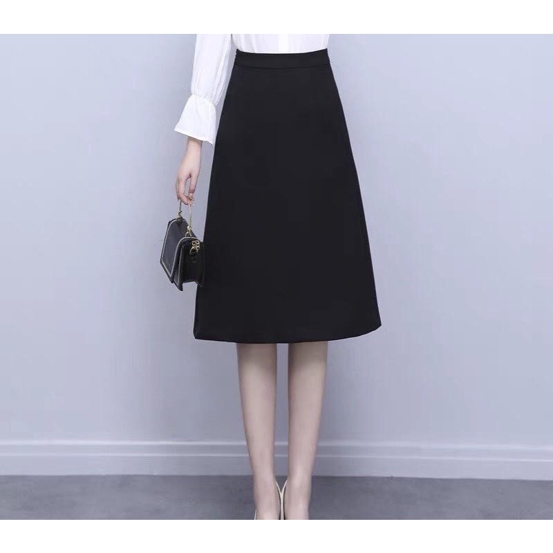 chân váy thun big size chữ A 2 túi công sở quần trong 58-95kg