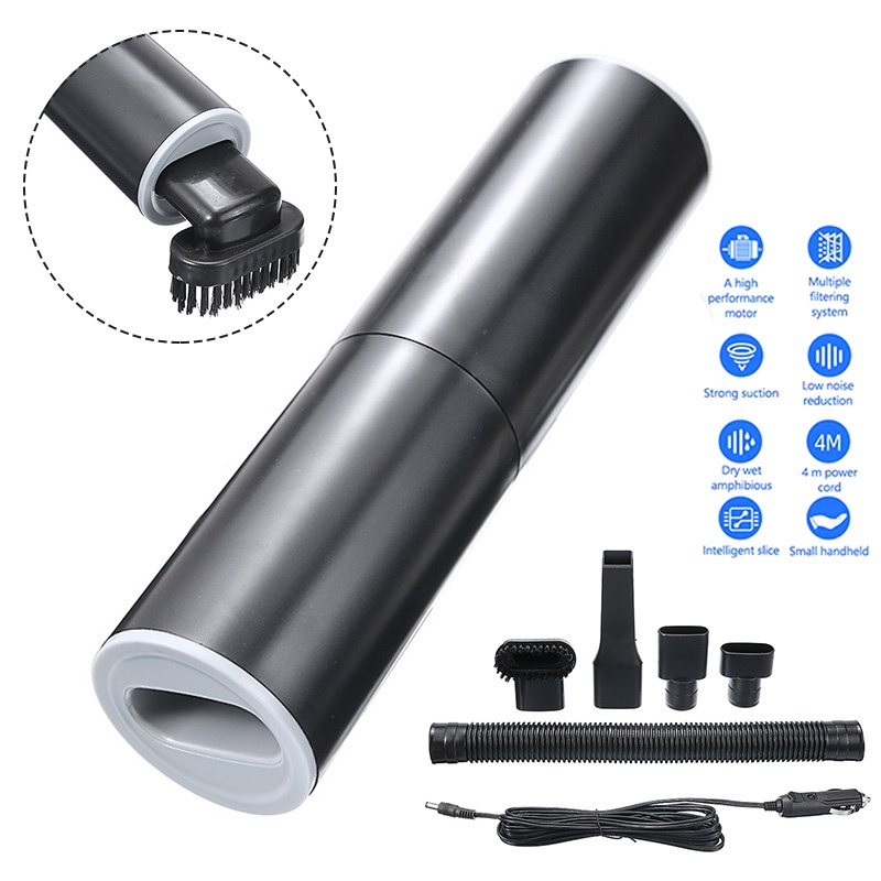 Máy Hút Bụi Mini Cầm Tay 120W 12V Chuyên Dùng Cho Xe Hơi / Nhà Cửa Có Thể ☆Đôi Bông Tai Thời Trang Cá Tính Cho Nữ