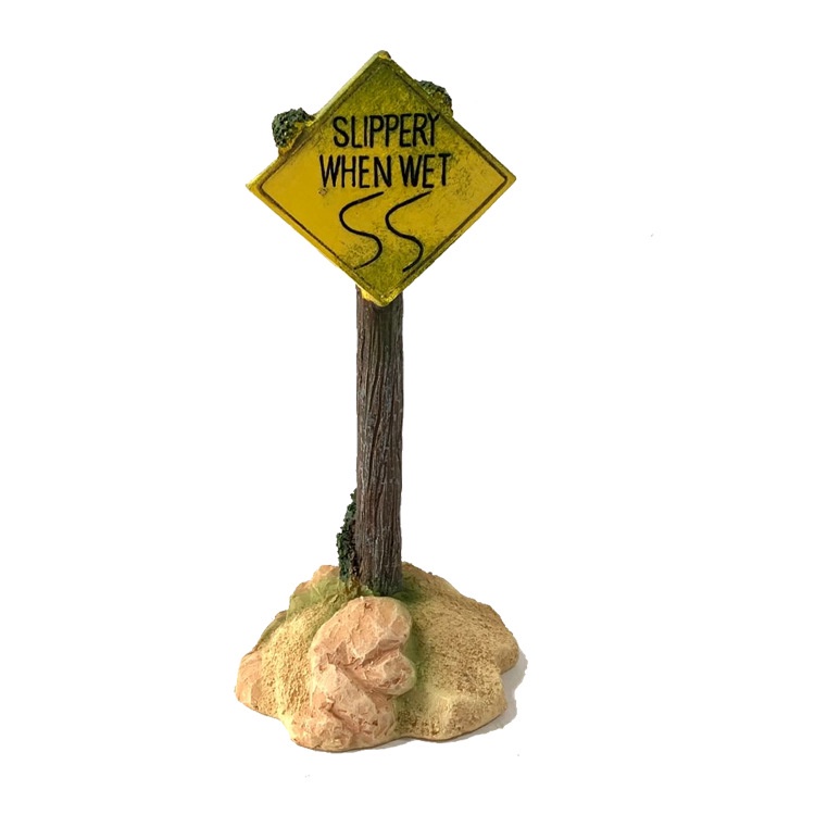 Biển Cảnh Báo Bể Cá Cảnh Báo Phong Cảnh Quan Trang Trí Nhỏ Sáng Tạo Bằng Nhựa resin Thủ Công