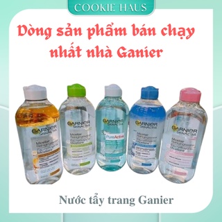 Nước Tẩy Trang Garnier Micellar Skinactive Cleansing Water 3 màu 400ml