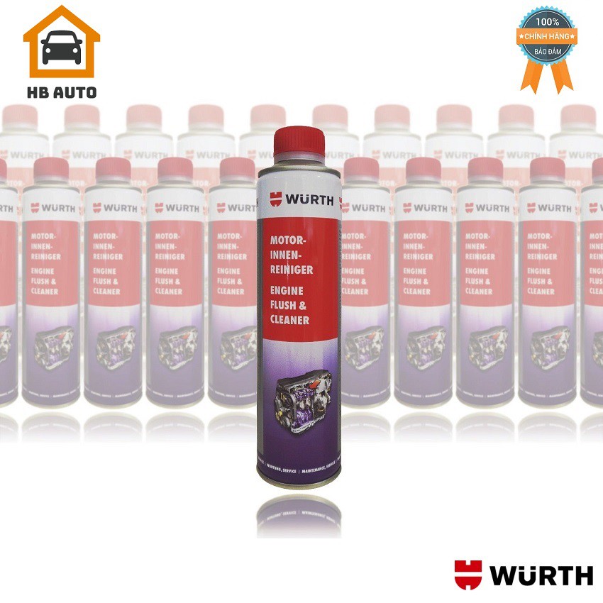 Chai vệ sinh và súc xả nhớt 400ml Wurth 5861310400