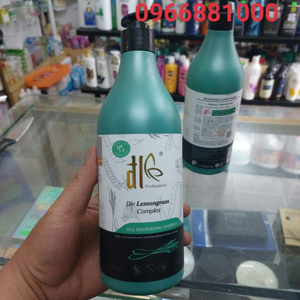 Bộ Dầu Gội Xả Thảo Dược DK Professional 750+750ml Bồ Kết Xả Chanh