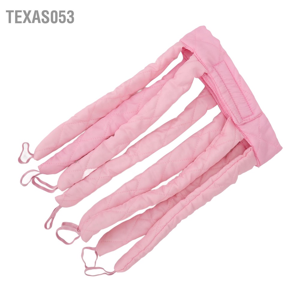 [Hàng Sẵn] Thanh uốn tóc xoăn không dùng nhiệt Hình Bạch Tuộc Kèm Túi Đựng Tiện Lợi Dụng Cụ Tạo Kiểu Tóc Xoăn【Texas053】