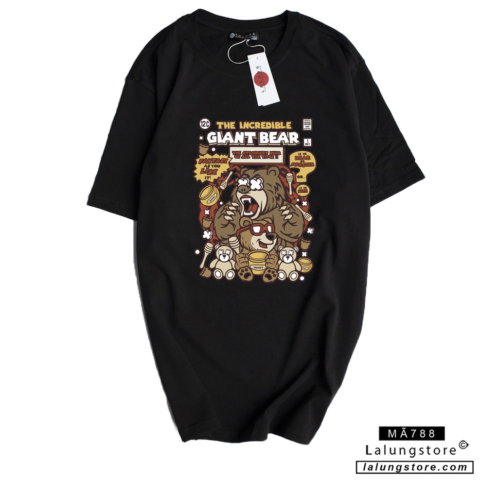 Áo phông gấu nâu chất đẹp