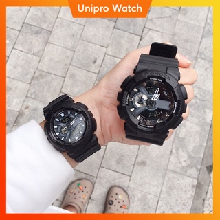 [Có Sẵn] Đồng Hồ Nam Nữ Thể Thao Baby Điện Tử Full Đen (2 size) - Unipro Watch
