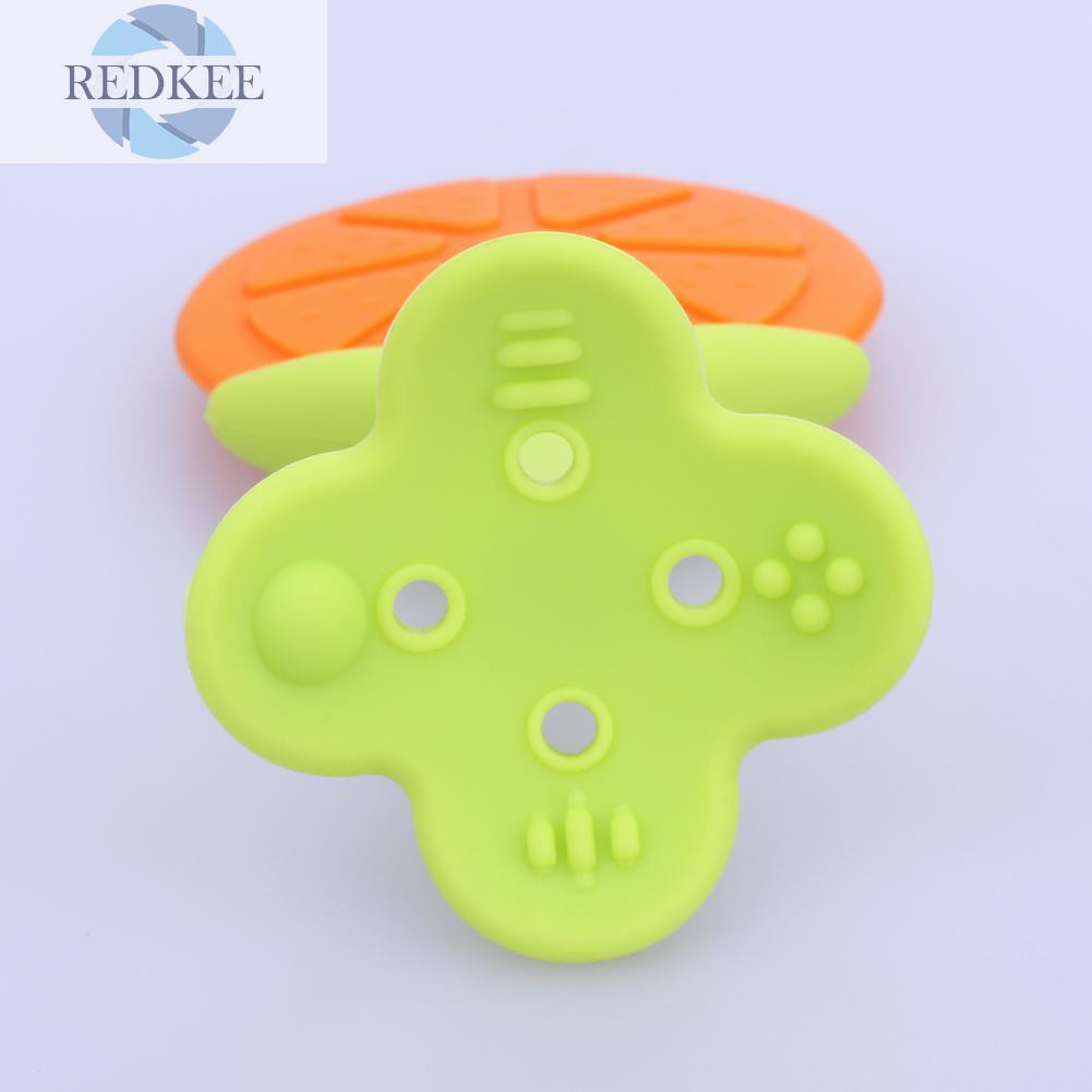 Redkee Fruit Design Available Cute Silicone Teether Baby Infant Set Tree Teethers