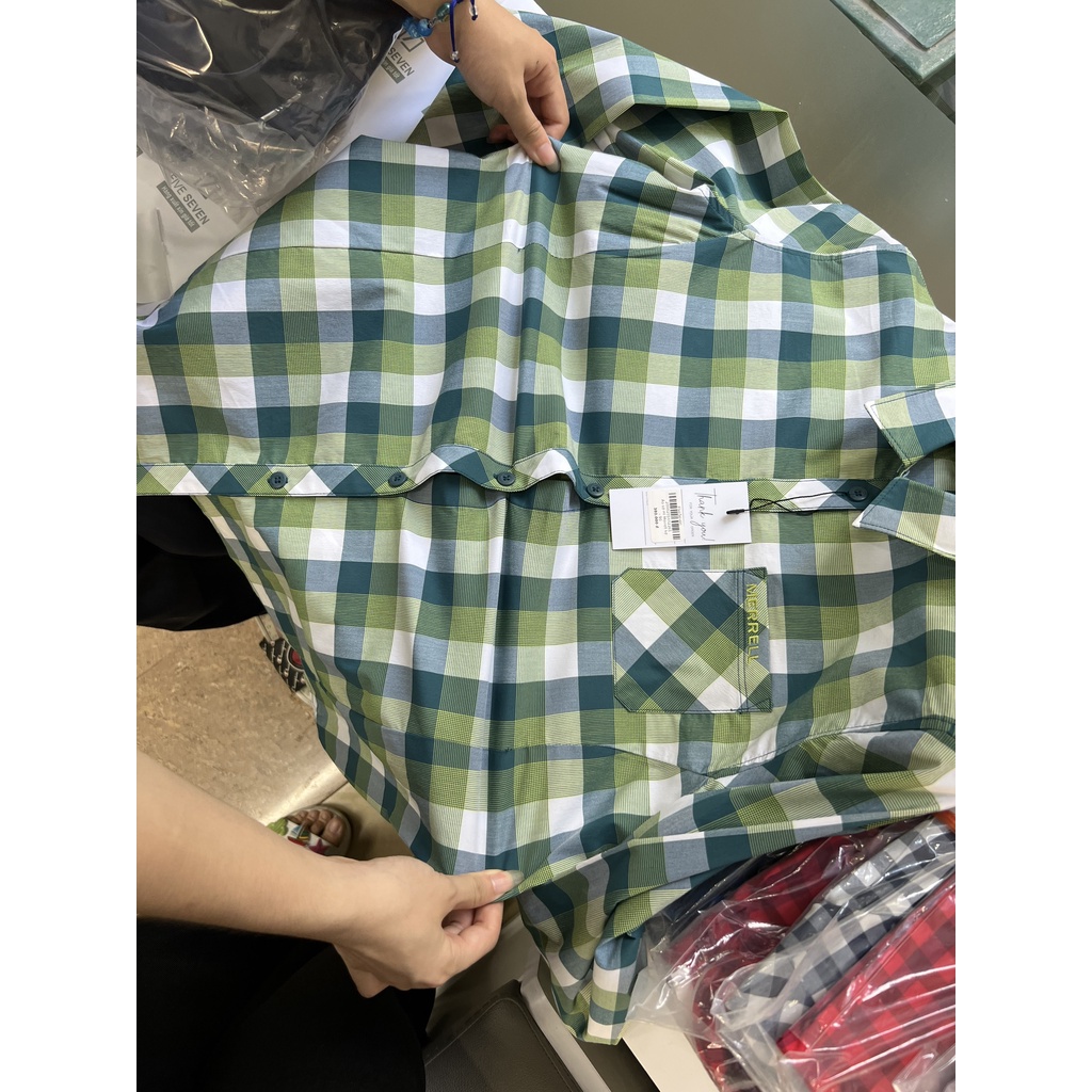 Áo sơ mi Merrell kẻ