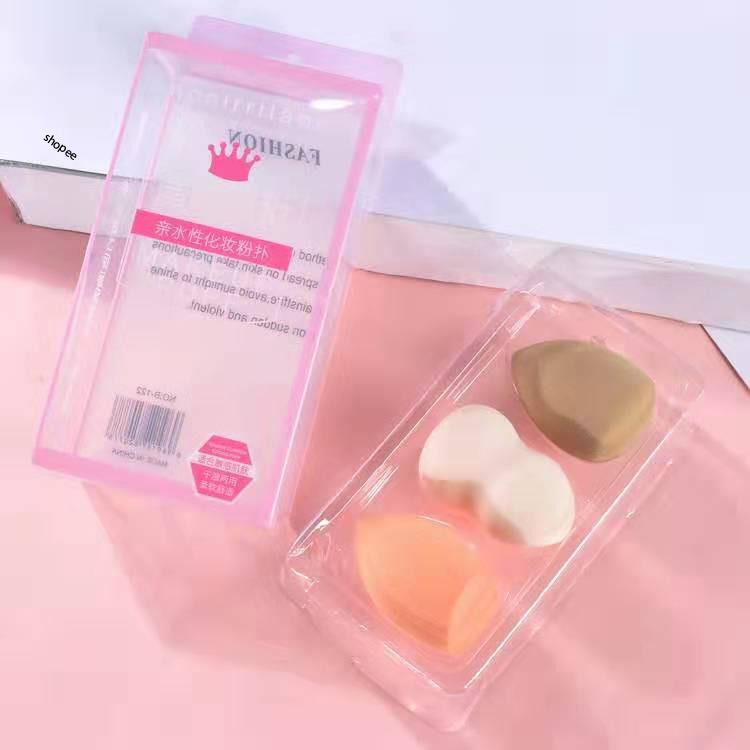 Combo 3 mút tán kem nền/ Makeup sponges/ Foundation cream sponges | BigBuy360 - bigbuy360.vn