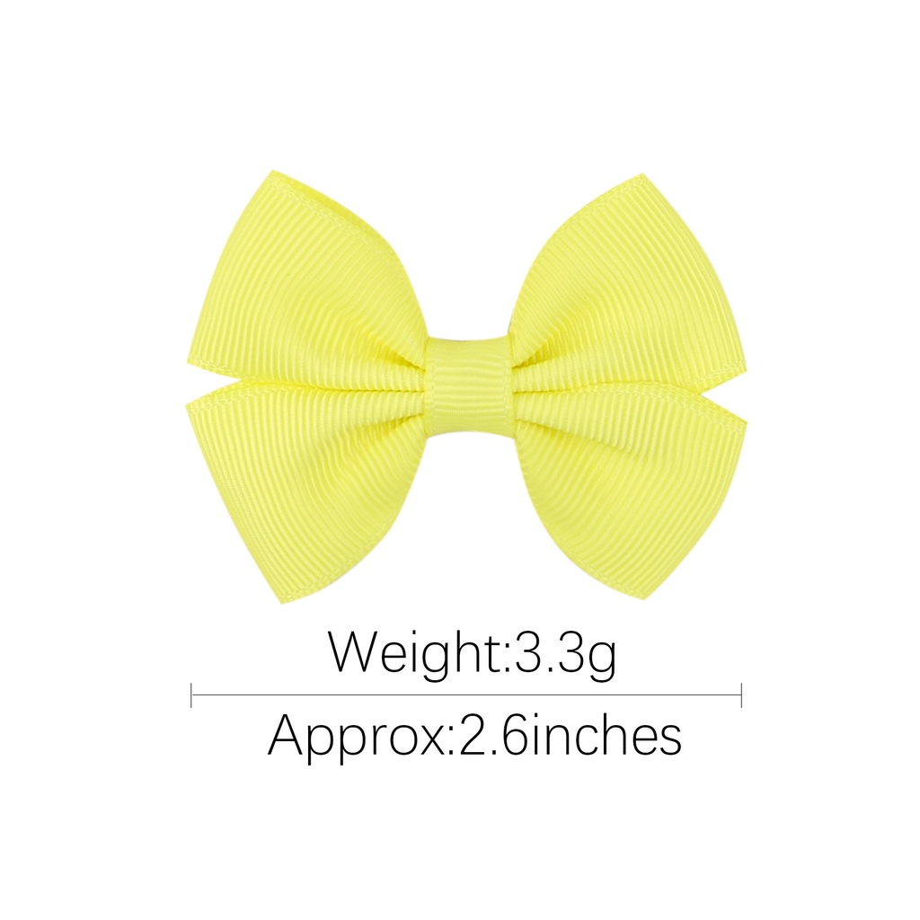 Kẹp tóc nơ mini KIDSBOWS 2.6&quot; nhiều màu cho bé gái