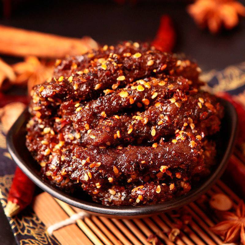 Combo 20 gói thịt bò khô xé sợi tẩm vừng / bò khô thanh cay / thịt bò khô cay món ăn vặt siêu nghiền