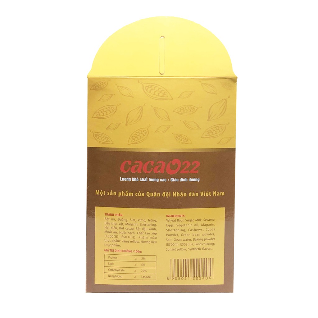 Lương khô Cacao Công ty 22 700g/hộp