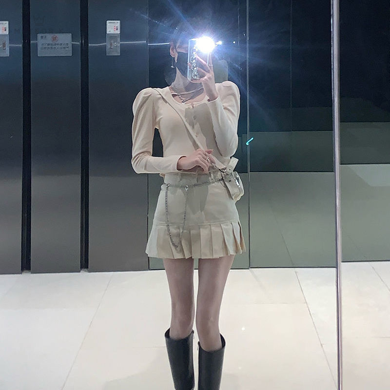 Chân Váy Jean Ngắn Xếp Ly Thời Trang Phong Cách Nữ Tính | BigBuy360 - bigbuy360.vn