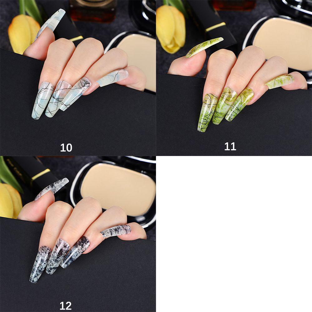 Túi 24 Móng Tay Giả Ballerina 12 Màu Che Phủ Toàn Diện