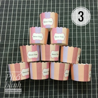 Khuôn cupcake giấy cứng lốc 10c