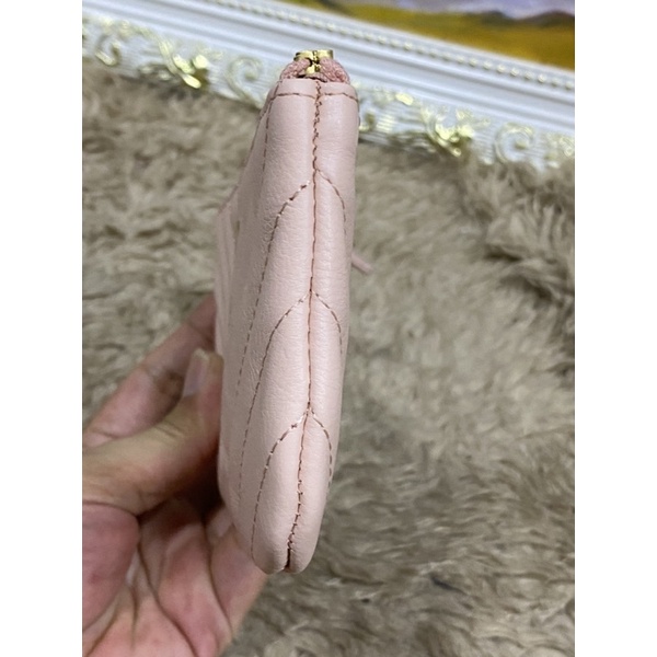 Ví màu hồng da size 14,5