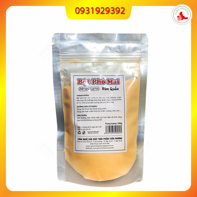 Bột Phô Mai  gói 200g combo 5 gói