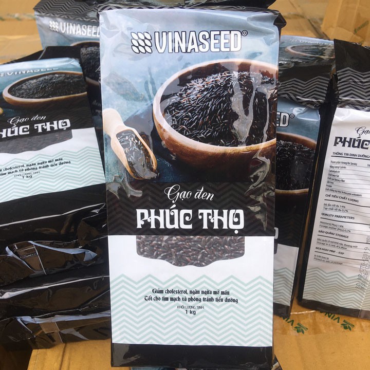 Gạo lứt đen PHÚC THỌ túi 1kg-