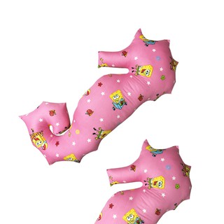 Gối ôm cá ngựa berry CN11 (Bọt biển hồng)