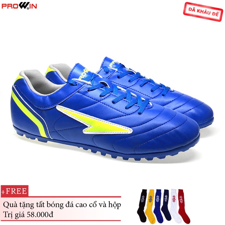 Giày đá bóng Prowin cao cấp xanh - nhà phân phối chính từ hãng