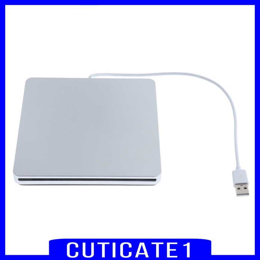 DVD Ổ Đĩa Quang Ngoài Usb Siêu Mỏng Màu Bạc