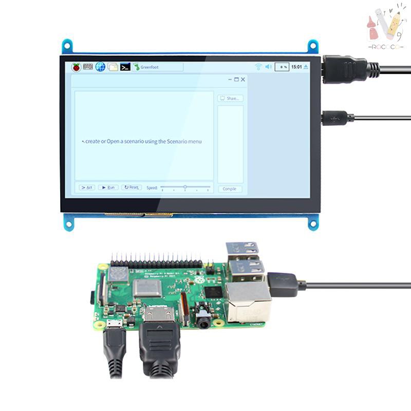 Màn hình cảm ứng 7 Inch HD IPS độ phân giải 1024*600 cho Raspberry Pi