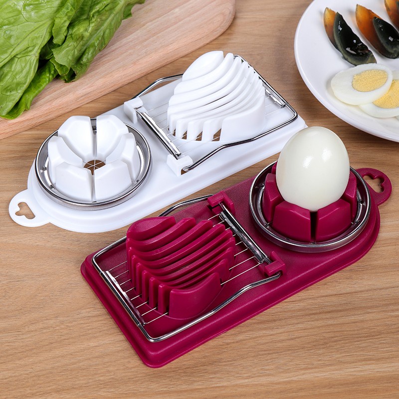Dụng Cụ Cắt Trứng Đa Năng Bằng Thép Không Gỉ (Màu Sắc Ngẫu Nhiên)