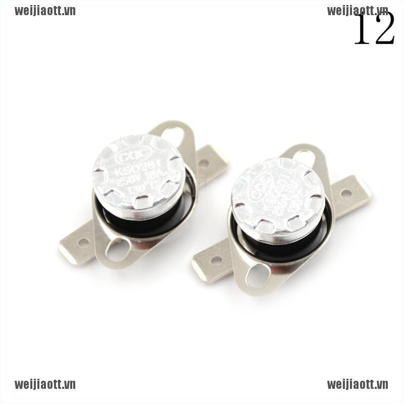 Set 2 Công Tắc Điều Khiển Nhiệt Độ Wjiao 10a 250v Ksd301 30° C~160° C Chuyên Dụng