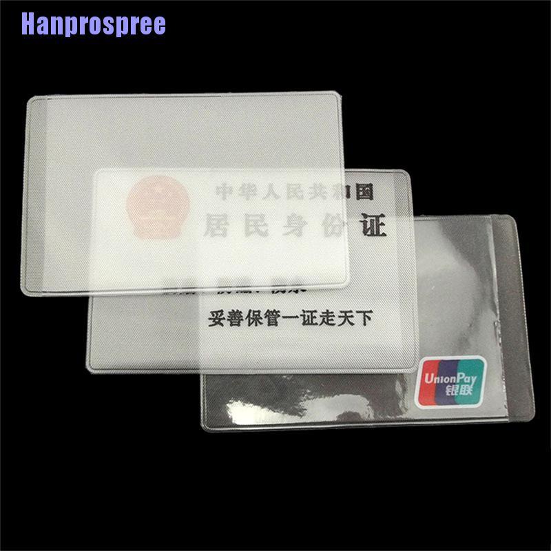 Bộ 10 túi đựng thẻ ID bằng nhựa PVC chuyên dùng