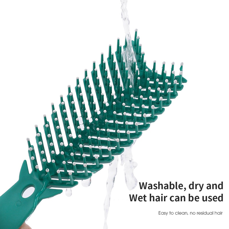 Lược Chải Tóc Hình Xương Cá Có 3 Màu Khác Nhau